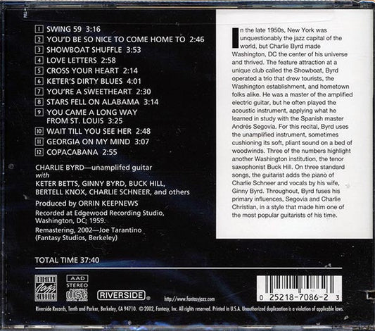 Charlie Byrd Trio - Byrd In The Wind (marked/ltd stock)