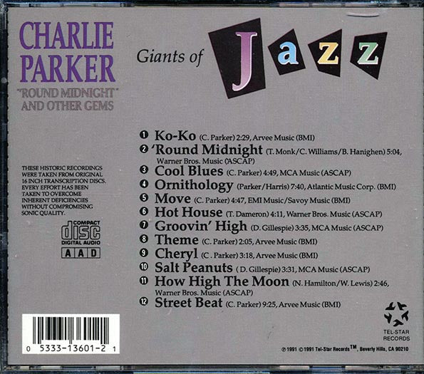 Charlie Parker - Round Midnight And Other Gems
