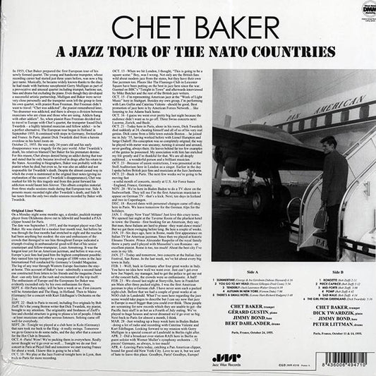 Chet Baker - Chet Baker In Europe: A Jazz Tour Of The Nato Countries (ltd. ed.) (180g) (remastered)