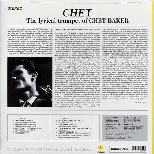 Chet Baker - Chet (ltd. ed.) (180g) (yellow vinyl)