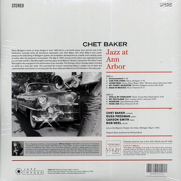 Chet Baker - Jazz At Ann Arbor (ltd. ed.) (180g)