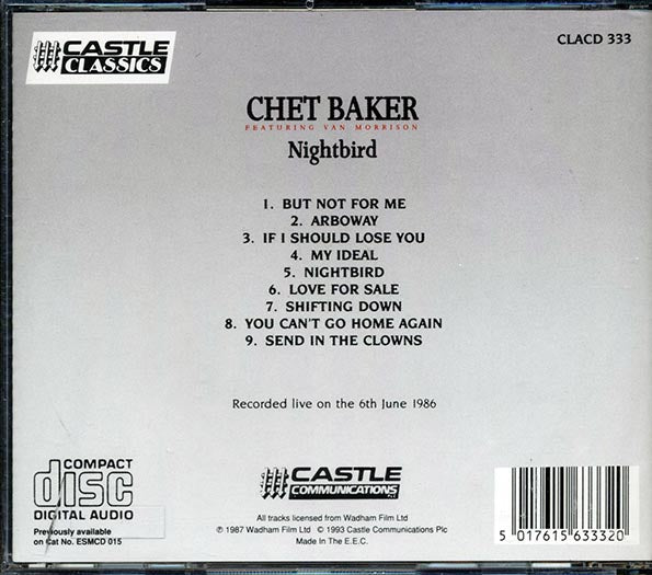 Chet Baker, Van Morrison - Nightbird