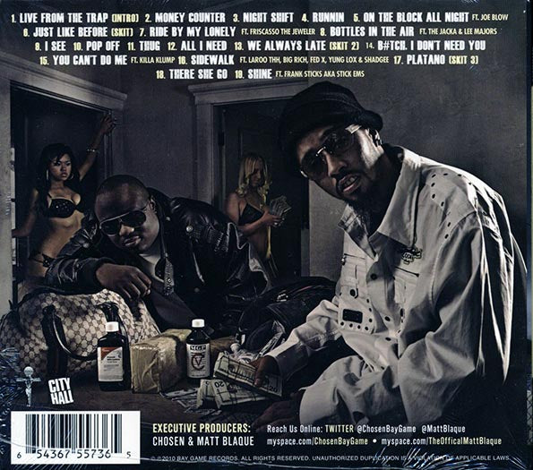 Chosen & Matt Blaque - Live From The Trap: Duffle Bag Music