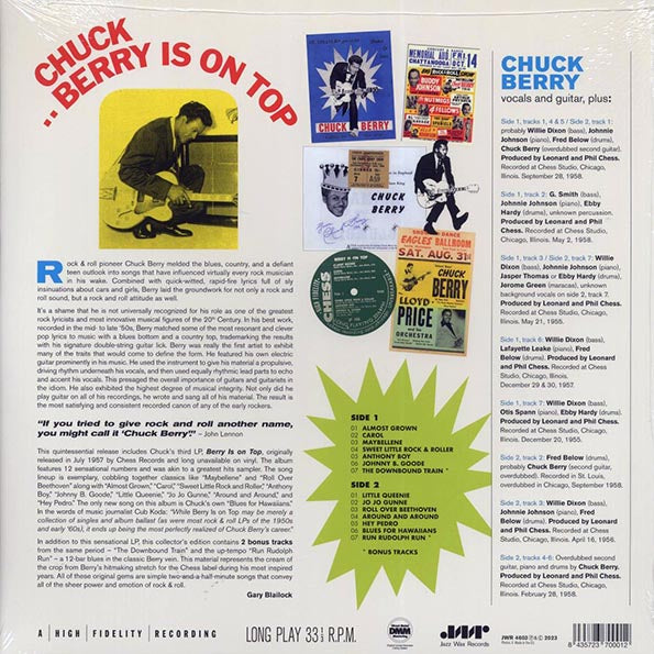 Chuck Berry - Berry Is On Top (+2 bonus tracks) (ltd. ed.) (180g)