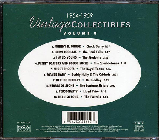 Chuck Berry, The Sparkletones, The Royal Teens, Etc. - Vintage Collectibles Volume 8 1954-1959