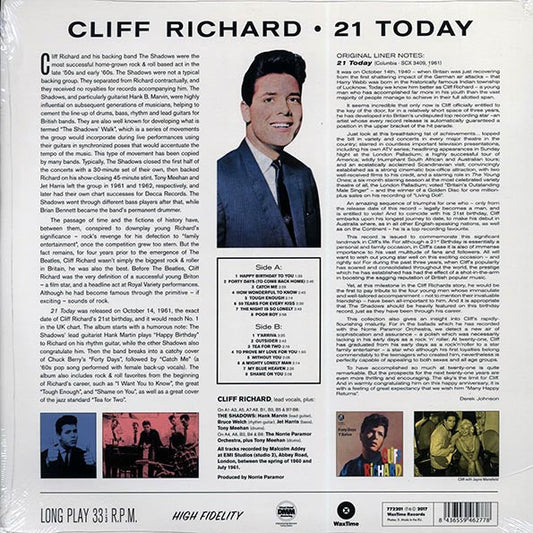 Cliff Richard - 21 Today (ltd. ed.) (180g) (High-Def VV)