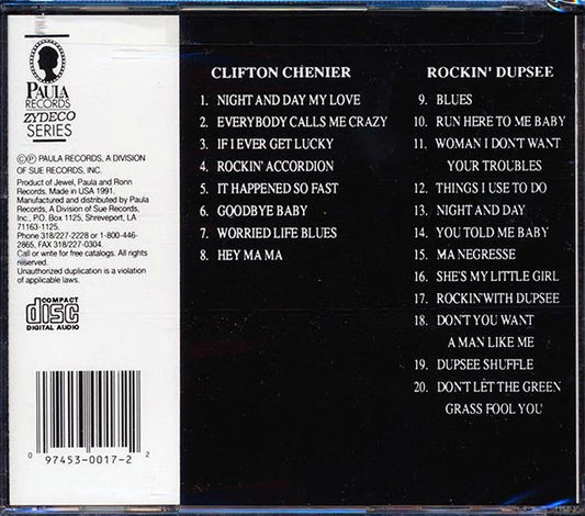 Clifton Chenier, Rockin' Dupsee - Clifton Chenier & Rockin' Dupsee