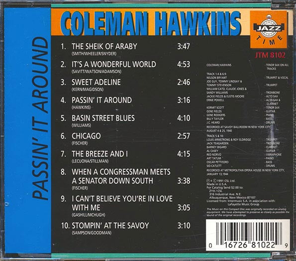 Coleman Hawkins - Passin' It Around