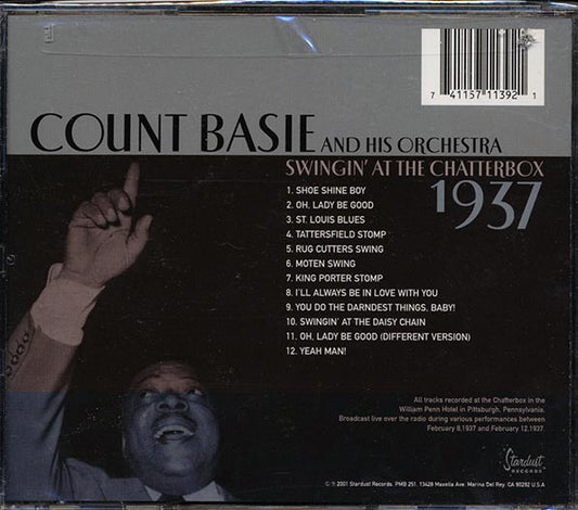 Count Basie & His Orchestra - Swingin' At The Chatterbox 1937 (gold CD) (marked/ltd stock) (remastered) (24-bit mastering) CD