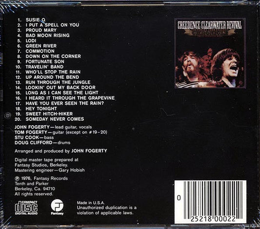Creedence Clearwater Revival - Chronicle: The 20 Greatest Hits (20 tracks)