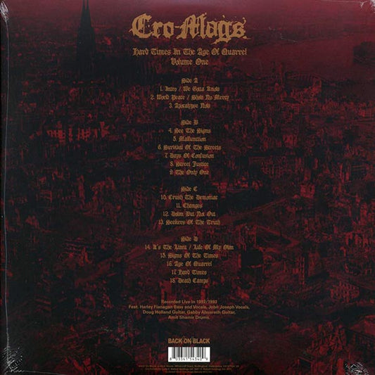 Cro-Mags - Hard Times In The Age Of Quarrel Volume 1 (2xLP)