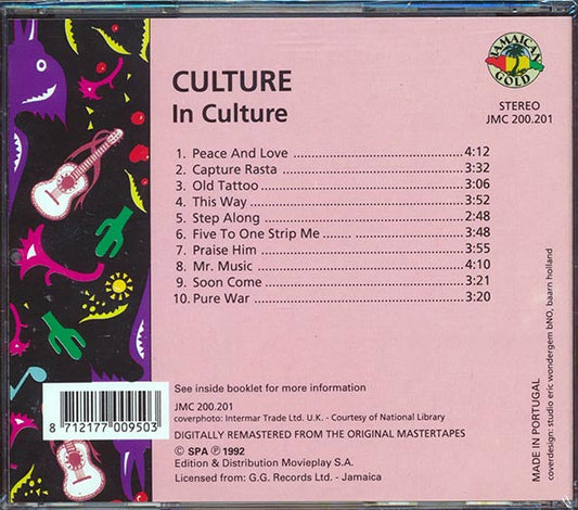 Culture - In Culture CD