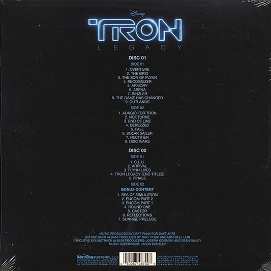 Daft Punk - Tron Legacy: Original Motion Picture Soundtrack (ltd. ed.) (2xLP) (blue/clear vinyl)