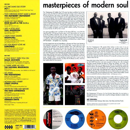 Darondo, Millie Jackson, Act I, The Mayberry Movement, Etc. - Masterpieces Of Modern Soul