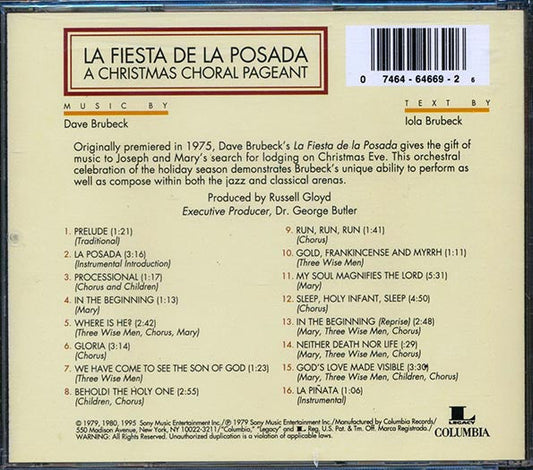 Dave Brubek - La Fiesta De La Posada - The Festival Of The Inn: A Christmas Choral Pageant