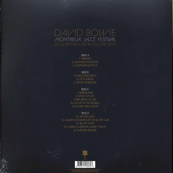David Bowie - Montreux Jazz Festival Volume 2: 2002 Broadcast (2xLP)