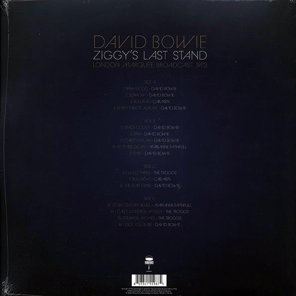 David Bowie - Ziggy's Last Stand: London Marquee Broadcast 1973 (2xLP)