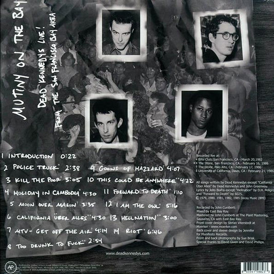 Dead Kennedys - Mutiny On The Bay: Dead Kennedys Live! From The San Francisco Bay Area (ltd. ed.) (2xLP) (clear vinyl)