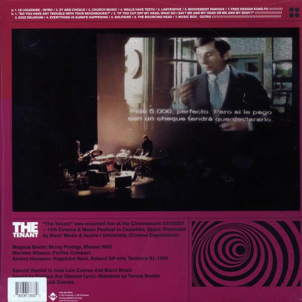 Death And Vanilla - A Score For Roman Polanski's The Tenant (ltd. ed.) (magenta vinyl)