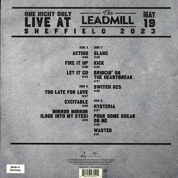 Def Leppard - One Night Only: Live At The Leadmill 2023 (RSD 2024) (ltd. ed.) (2xLP) (grey vinyl)
