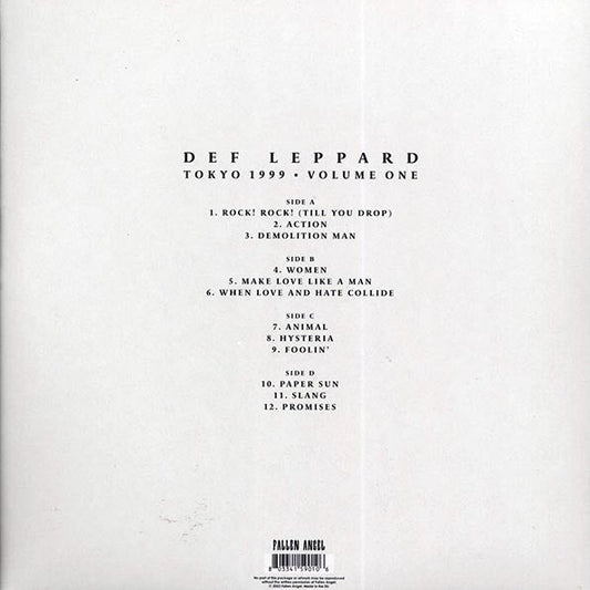 Def Leppard - Tokyo 1999 Volume 1 (2xLP)