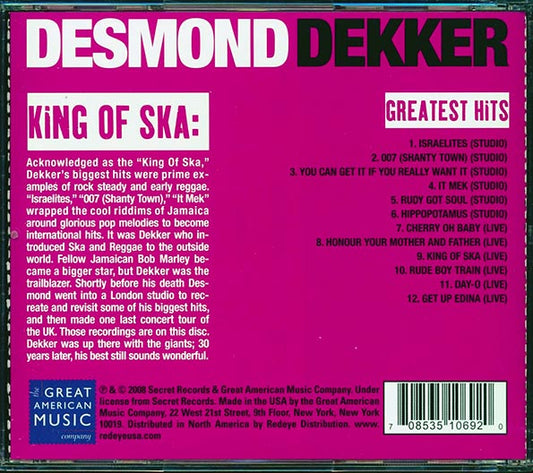 Desmond Dekker - King Of Ska: Greatest Hits