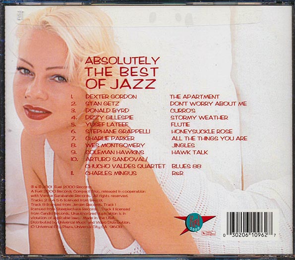 Dexter Gordon, Stan Getz, Donald Byrd, Dizzy Gillespie, Etc. - Absolutely The Best Of Jazz (marked/ltd stock)