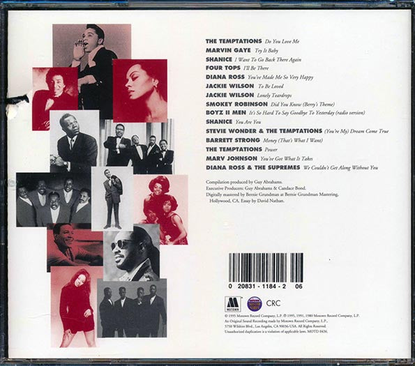 Diana Ross, The Temptations, The Four Tops, Smokey Robinson, Etc. - A Tribute To Berry Gordy: The Music, The Magic, The Memories Of Motown (marked/ltd stock)