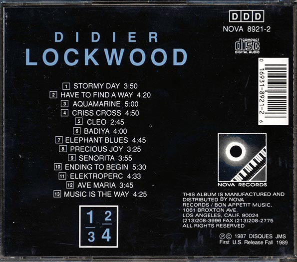 Didier Lockwood - 1 2 3 4