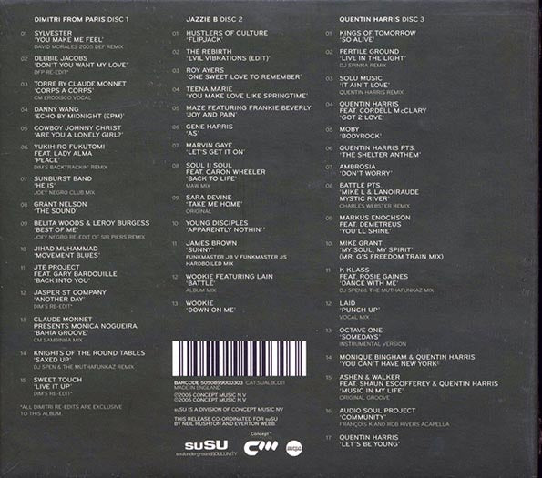 Dimitri From Paris, Jazzie B, Quentin Harris - Southport Weekender Volume 3 (45 tracks) (3xCD) (deluxe 4-fold digipak)