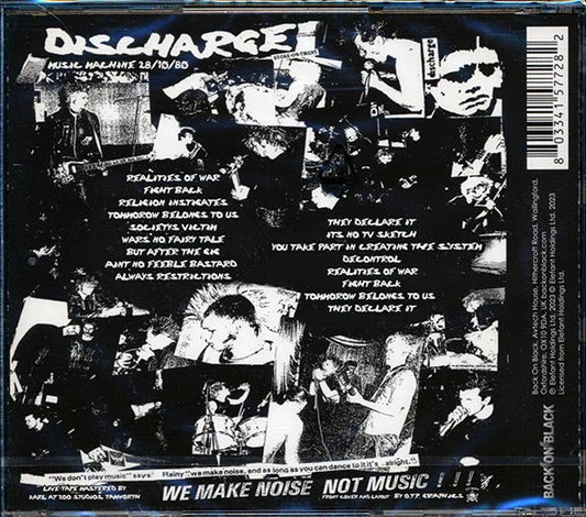Discharge - Live At The Music Machine 1980 (incl. 8-page booklet)