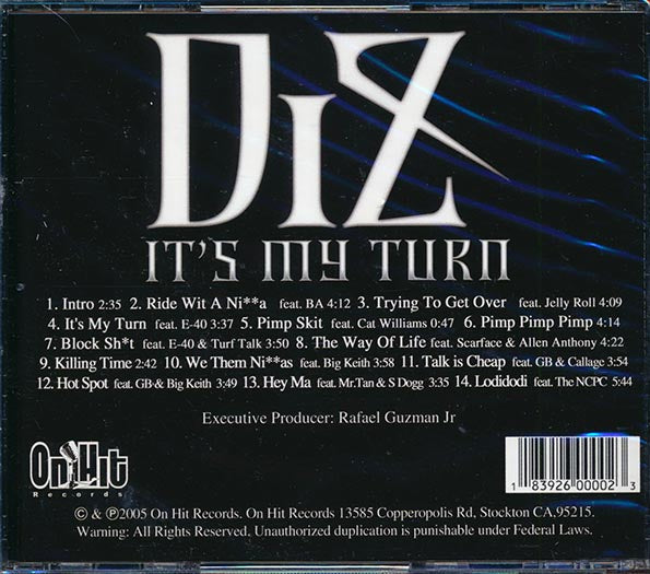DiZ - It's My Turn