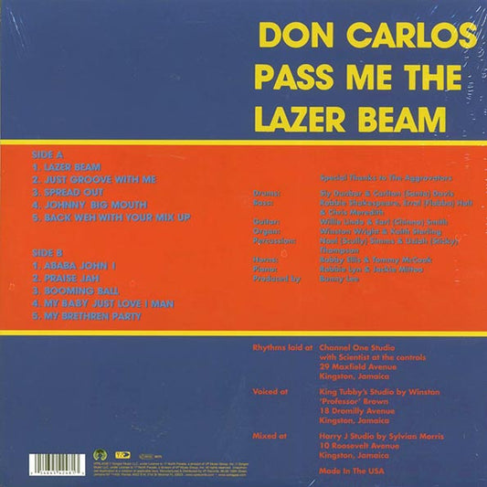Don Carlos - Pass Me The Lazer Beam