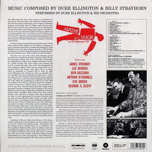 Duke Ellington & His Orchestra, Billy Strayhorn - Otto Preminger's Anatomy Of A Murder: From The Soundtrack Of The Motion Picture (+5 bonus tracks) (ltd. ed.) (180g)