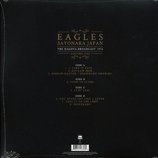 Eagles - Sayonara Japan Volume 1: The Nagoya Broadcast 1976 (2xLP)