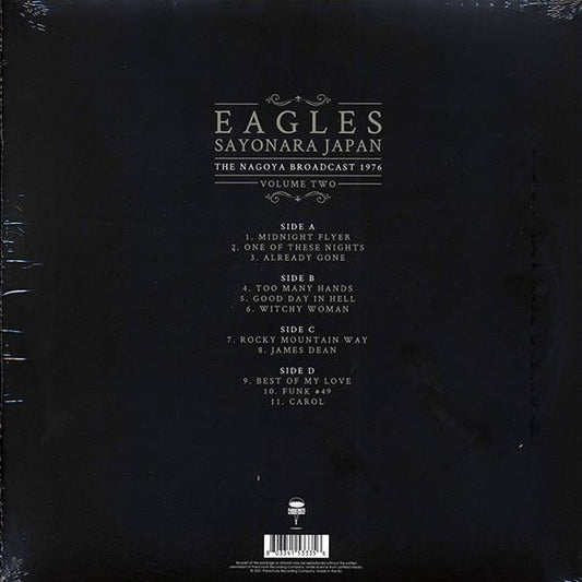 Eagles - Sayonara Japan Volume 2: The Nagoya Broadcast 1976 (2xLP)