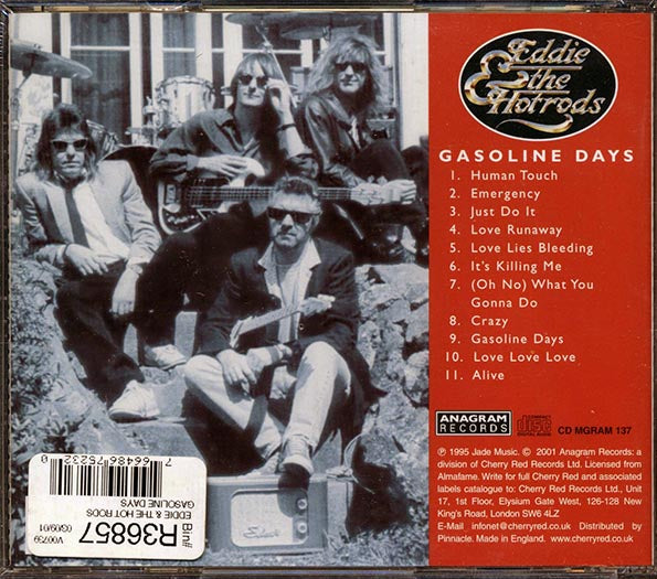 Eddie & The Hotrods - Gasoline Days