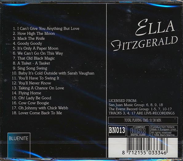 Ella Fitzgerald - The Immortal Voice