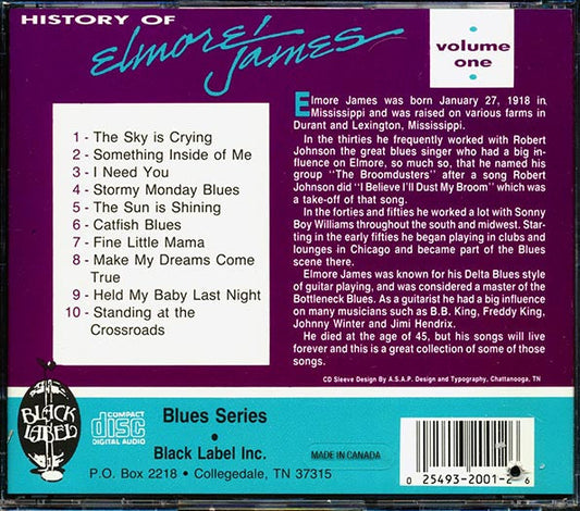 Elmore James - History Of Elmore James Volume 1 (marked/ltd stock)