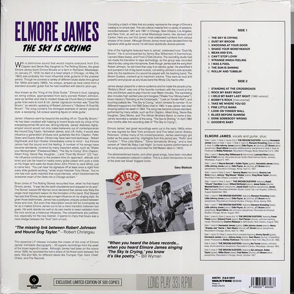 Elmore James - The Sky Is Crying: 20 All-Time Original Blues Classics (180g)