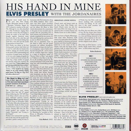 Elvis Presley - His Hand In Mine (+4 bonus tracks) (180g) (brown vinyl)