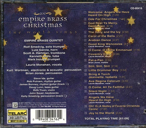 Empire Brass Quintet - An Empire Brass Christmas (marked/ltd stock)