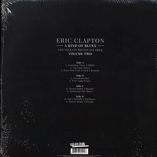 Eric Clapton - A Kind Of Blues Volume 2: Los Angeles Broadcast 1994 (2xLP)