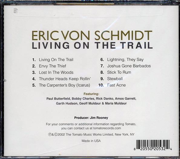 Eric Von Schmidt - Living On The Trail