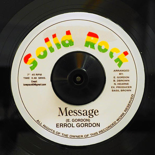 Errol Gordon - Message / Version