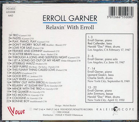 Erroll Garner - Relaxin' With Erroll (22 tracks)