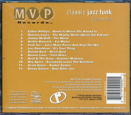 Esther Phillips, Ramsey Lewis, Jimmy McGriff, Herbie Hancock, Funk Inc, Etc. - Classic Jazz Funk Volume 2