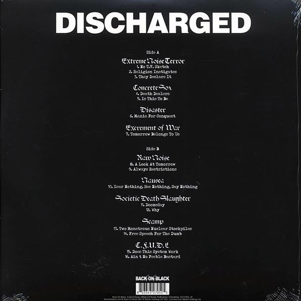 Extreme Noise Terror, Raw Noise, Etc. - Discharged (ltd. ed.) (clear vinyl)