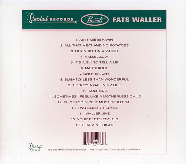 Fats Waller - The Best Of The War Years (marked/ltd stock)