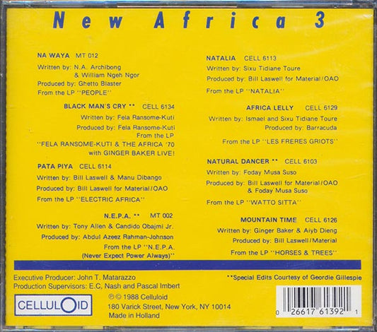 Fela Kuti, Manu Dibango, Tony Allen, Toure Kunde, Ginger Baker - New Africa 3 CD